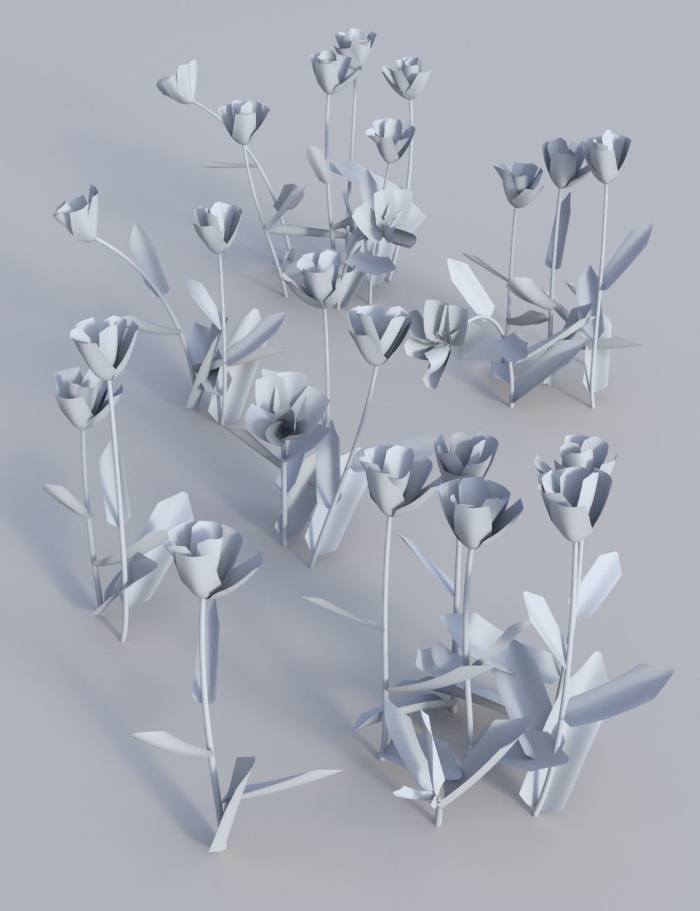 Garden Flowers Vol 2. Tulip Plants Garden Flowers Vol 2. Tulip Plants by: MartinJFrost, 3D Models by Daz 3D