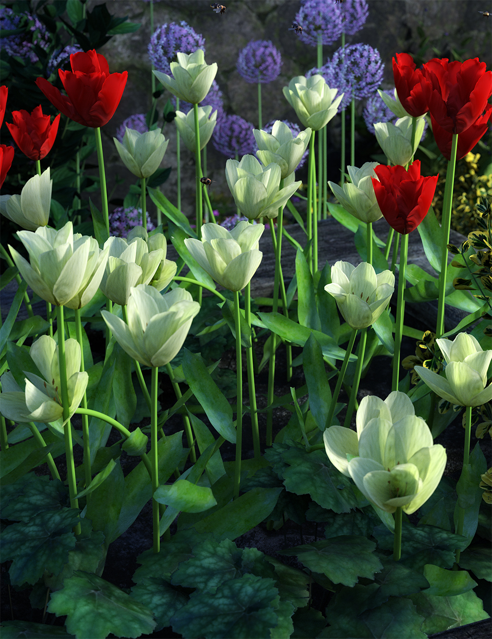 Garden Flowers Vol 2. Tulip Plants Garden Flowers Vol 2. Tulip Plants by: MartinJFrost, 3D Models by Daz 3D