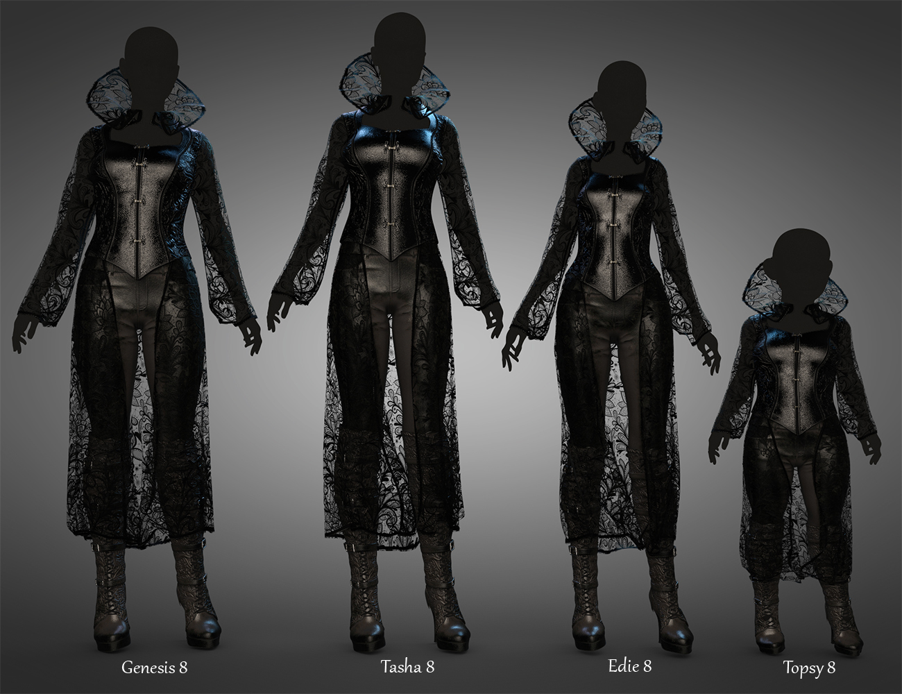 dForce Moriana Outfit for Genesis 8 Females dForce Moriana Outfit for Genesis 8 Females by: Barbara BrundonUmblefuglySade, 3D Models by Daz 3D