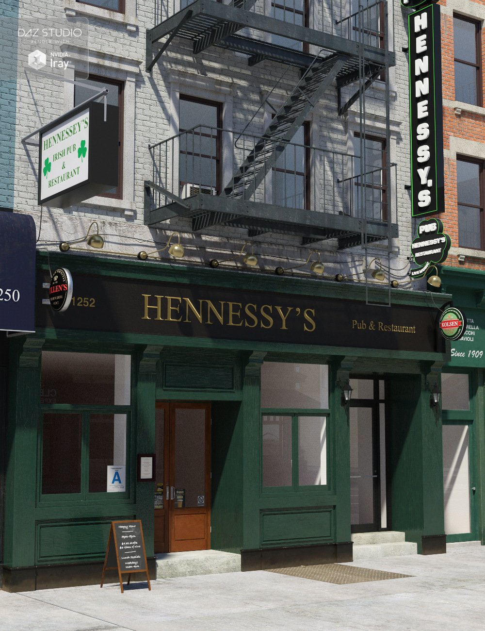 New York Stores New York Stores by: Aurelio, 3D Models by Daz 3D