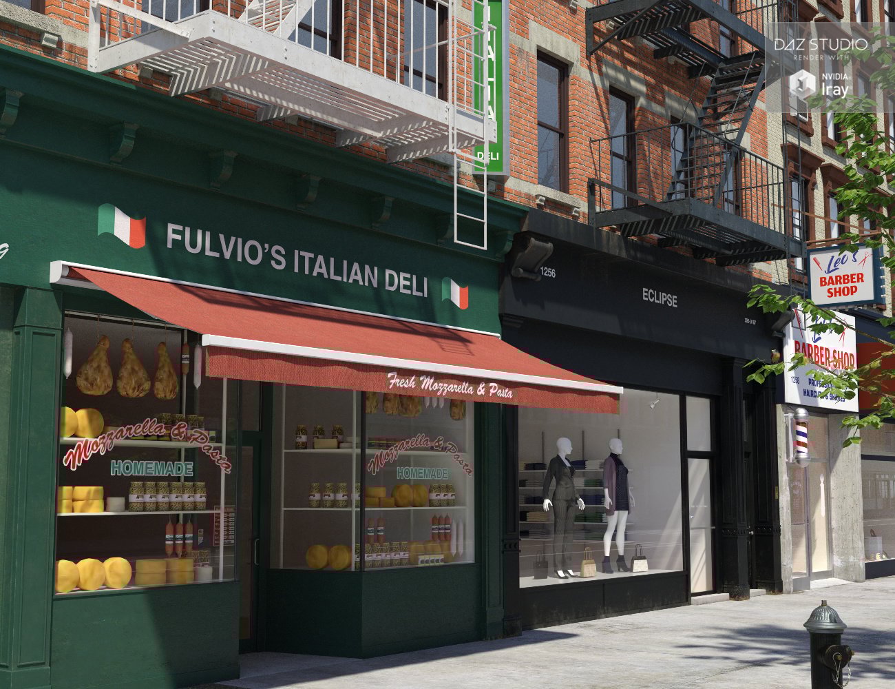 New York Stores New York Stores by: Aurelio, 3D Models by Daz 3D
