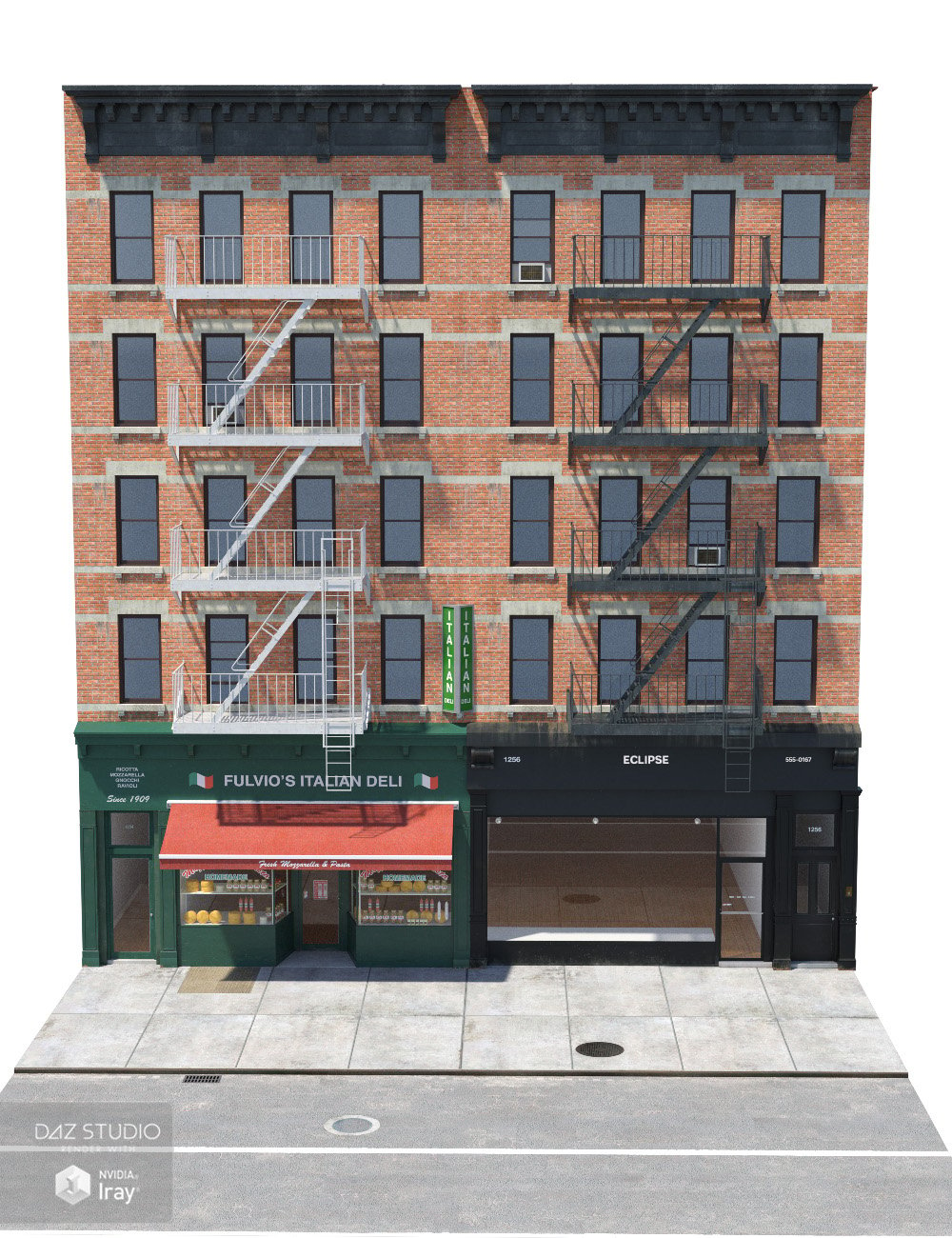 New York Stores by: Aurelio, 3D Models by Daz 3D