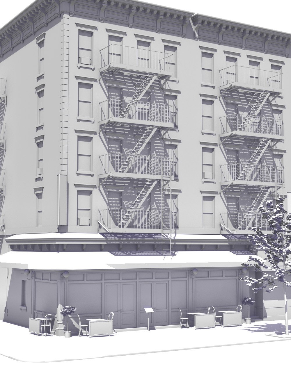 New York Stores New York Stores by: Aurelio, 3D Models by Daz 3D