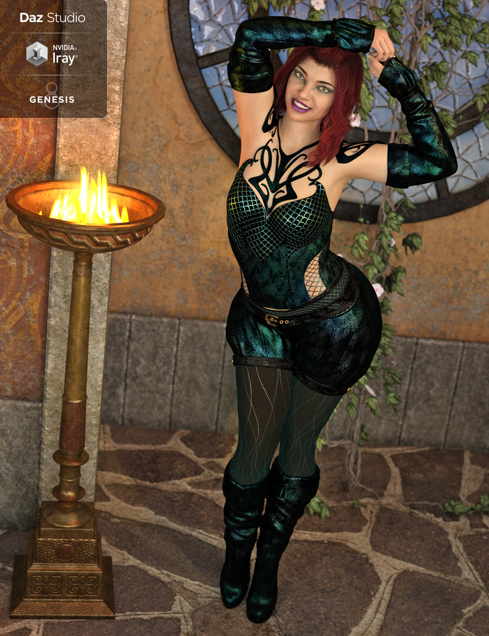 LoveSpell Outfit Textures by: bucketload3d, 3D Models by Daz 3D