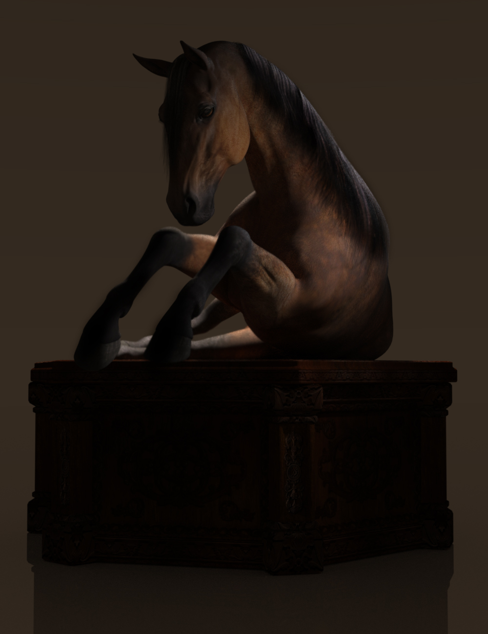 Free Spirit Posed For The Horse 2 by: Ensary, 3D Models by Daz 3D