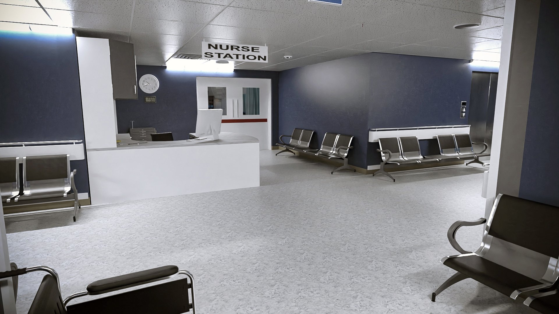 TS Hospital Corridor by: Tesla3dCorp, 3D Models by Daz 3D