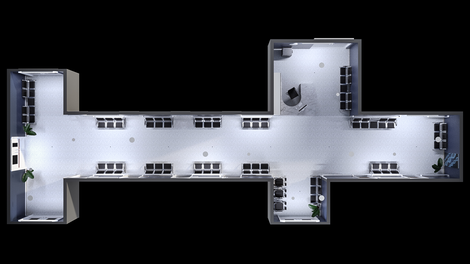TS Hospital Corridor by: Tesla3dCorp, 3D Models by Daz 3D