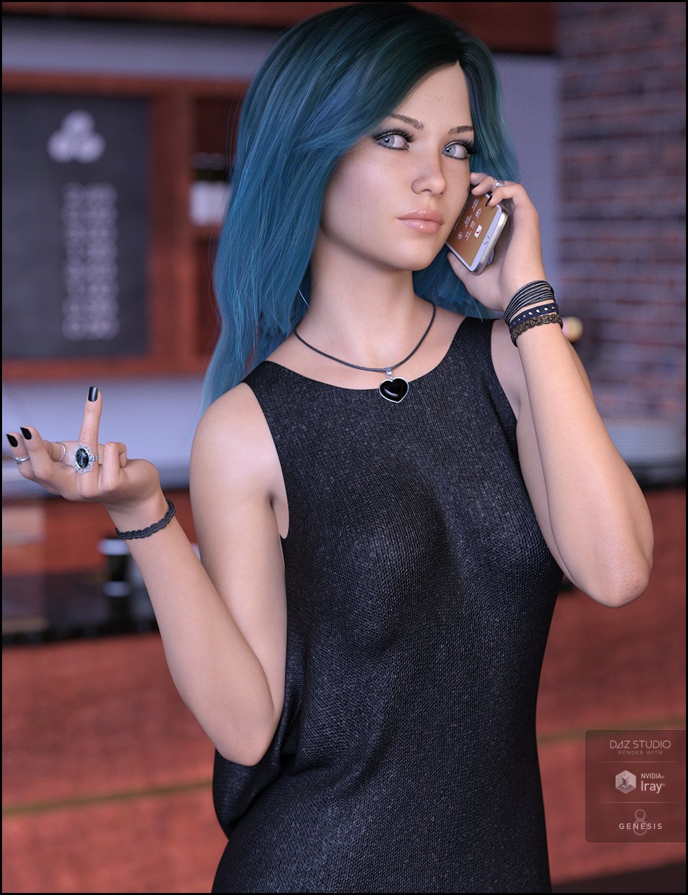 Sloane for Bridget 8 by: Jessaii, 3D Models by Daz 3D