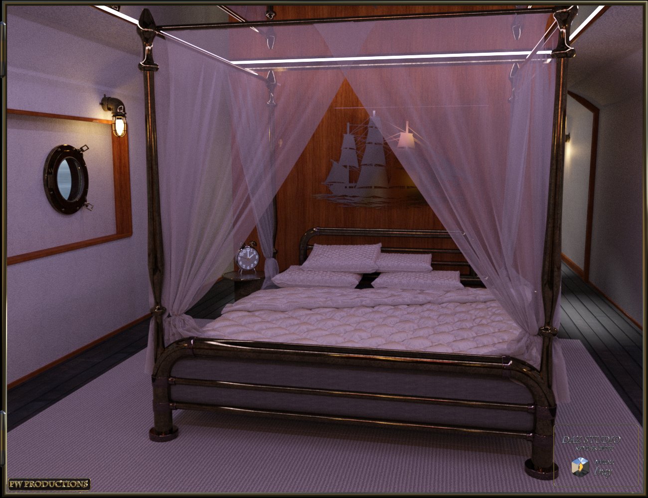 PW Luxurious House Boat PW Luxurious House Boat by: PW Productions, 3D Models by Daz 3D