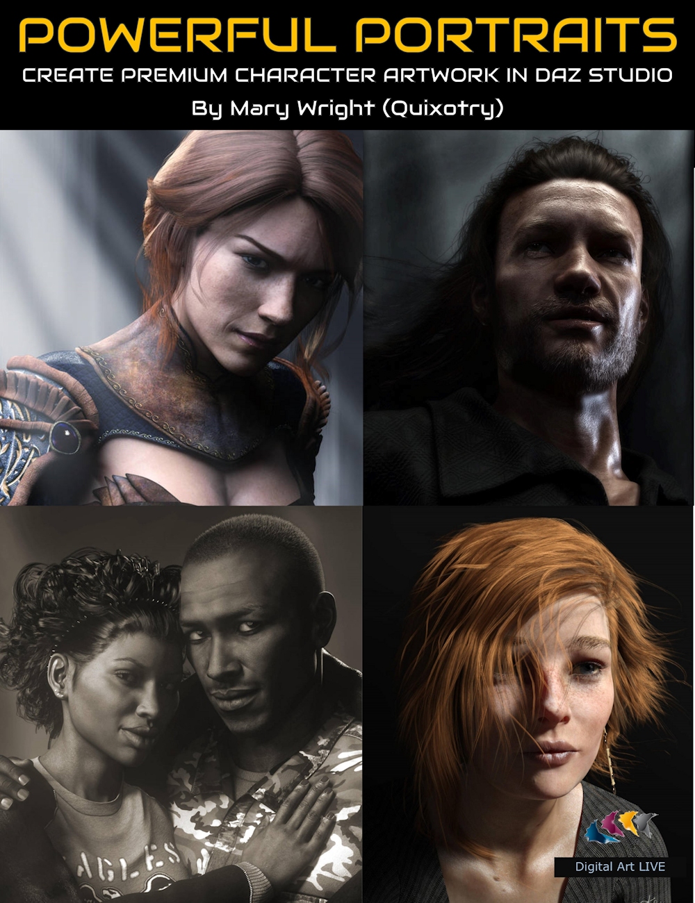 Powerful Portraits by: Digital Art LiveQuixotry, 3D Models by Daz 3D