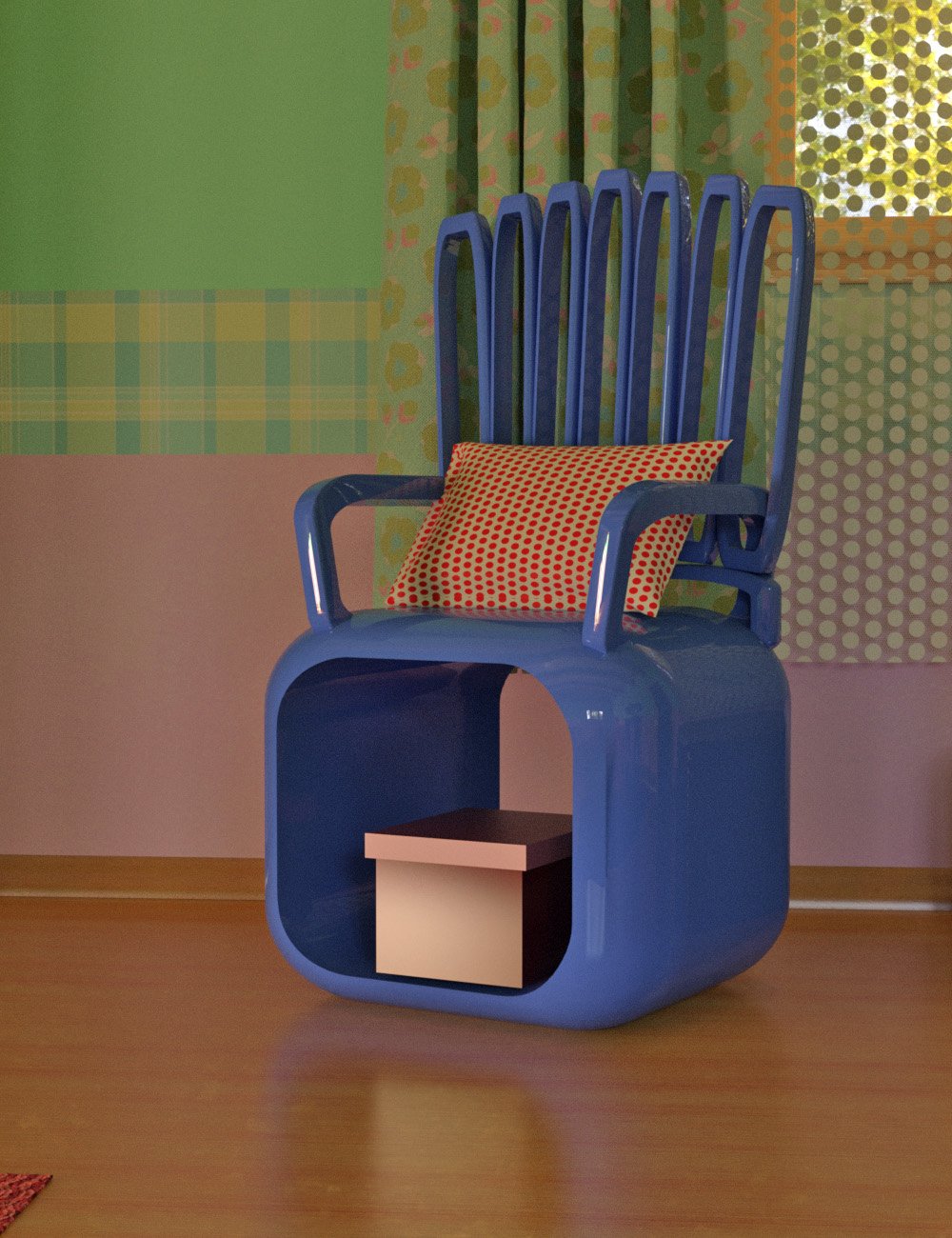 dForce Play Bedroom dForce Play Bedroom by: dobit, 3D Models by Daz 3D