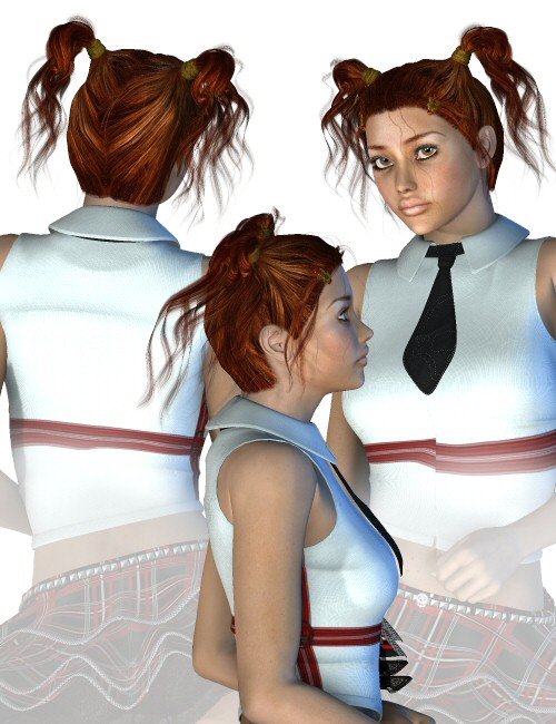 Geve Hair Geve Hair by: goldtasselSWAM, 3D Models by Daz 3D