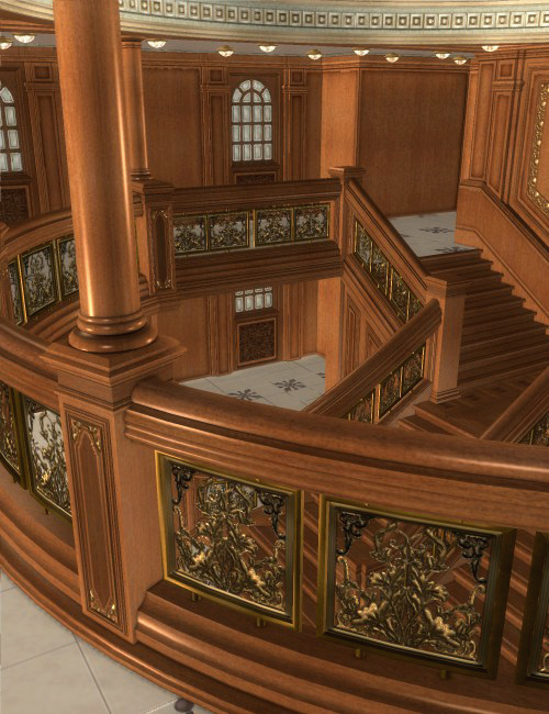 The Grand Staircase The Grand Staircase by: , 3D Models by Daz 3D