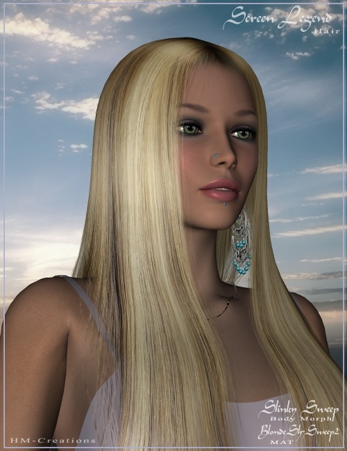 Screen Legend Hair by: Magix 101, 3D Models by Daz 3D
