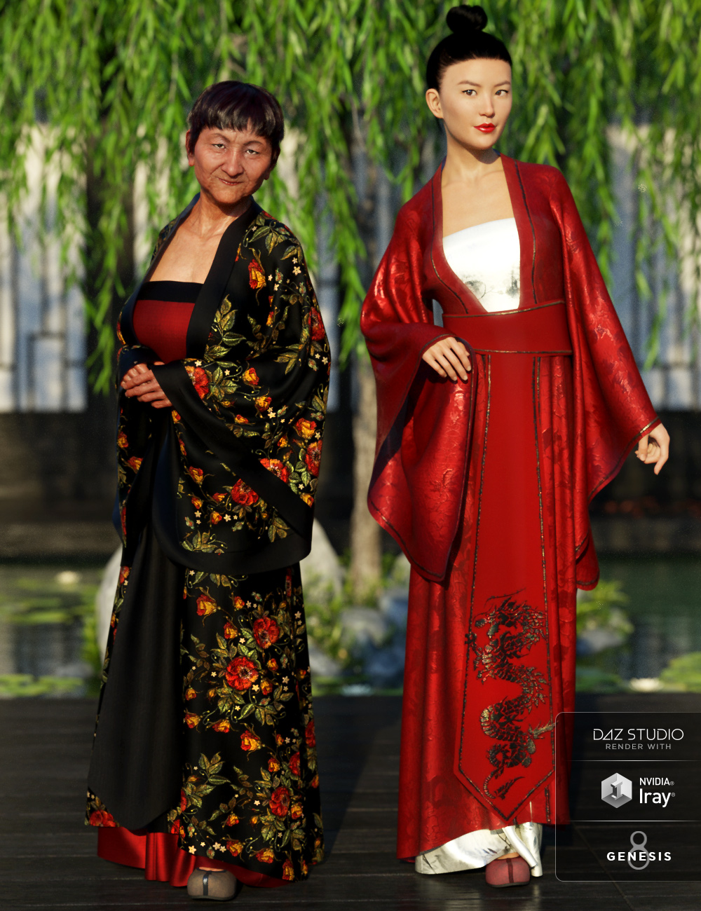 dForce Palace Robes Textures by: Moonscape GraphicsSade, 3D Models by Daz 3D