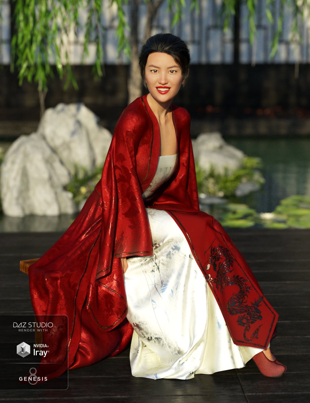 dForce Palace Robes Textures | Daz 3D