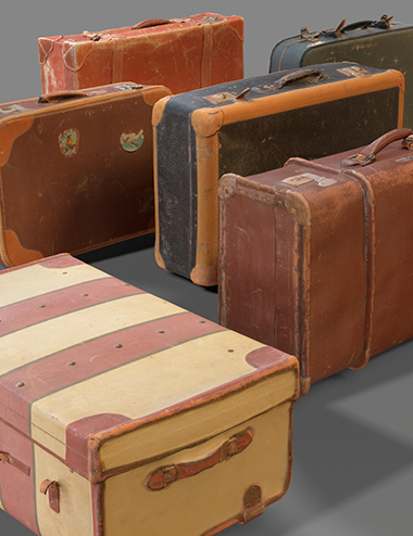 Suitcase Collection Vol I by: Polygonal Miniatures, 3D Models by Daz 3D
