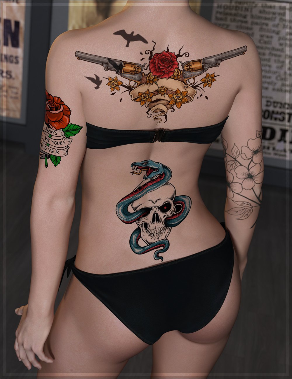 Tatt's All Folks! by: SR3OziChick, 3D Models by Daz 3D