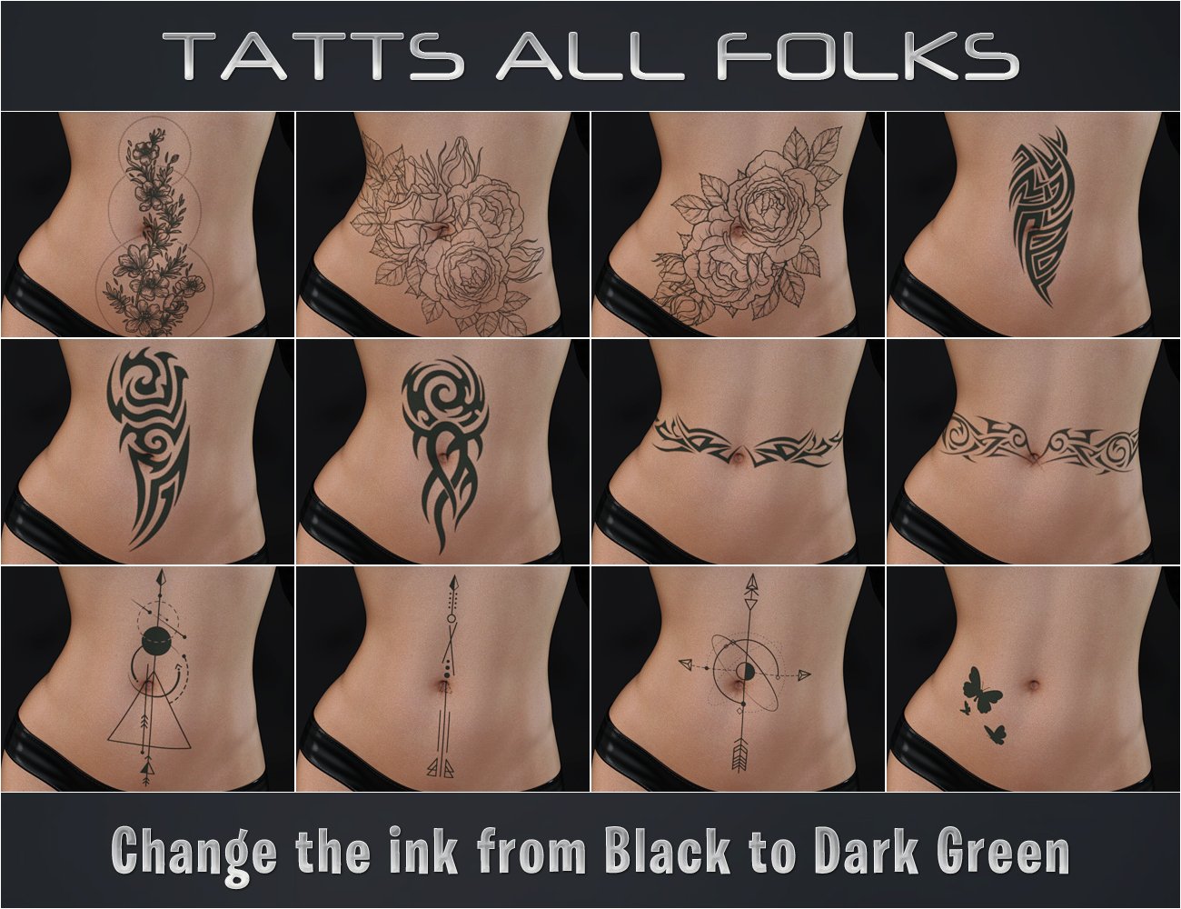 Tatt's All Folks! Tatt's All Folks! by: SR3OziChick, 3D Models by Daz 3D