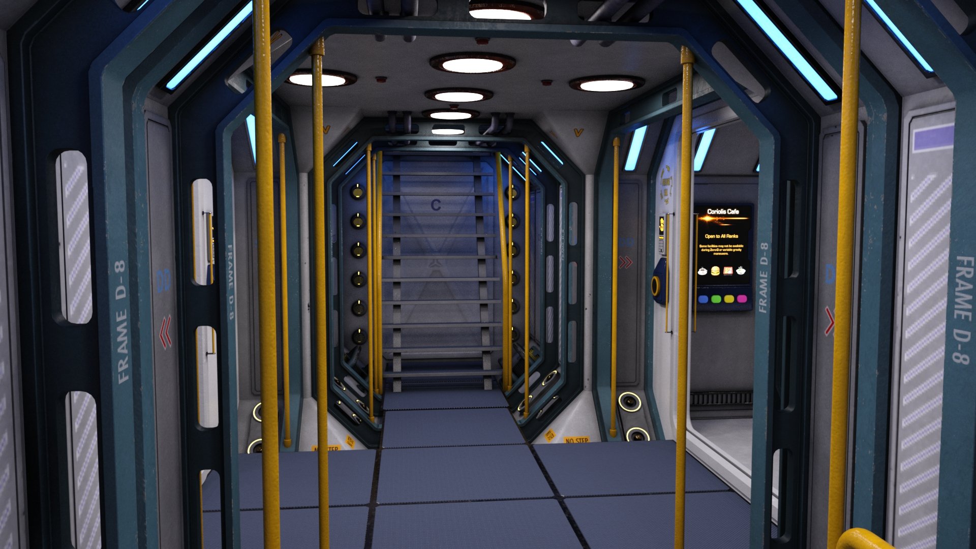 Fleet Ops: Mess Hall | Daz 3D
