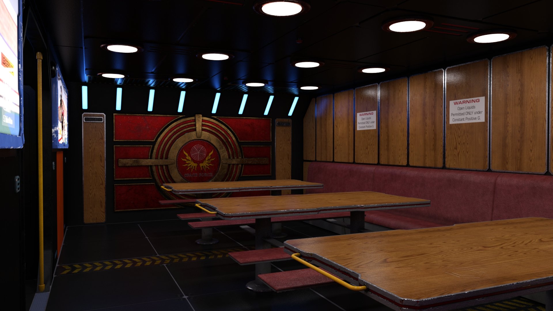 Fleet Ops: Mess Hall | Daz 3D