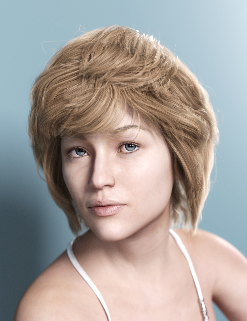 Lucinda Hair for Genesis 3 and 8 Female(s) by: Sarah Payne, 3D Models by Daz 3D