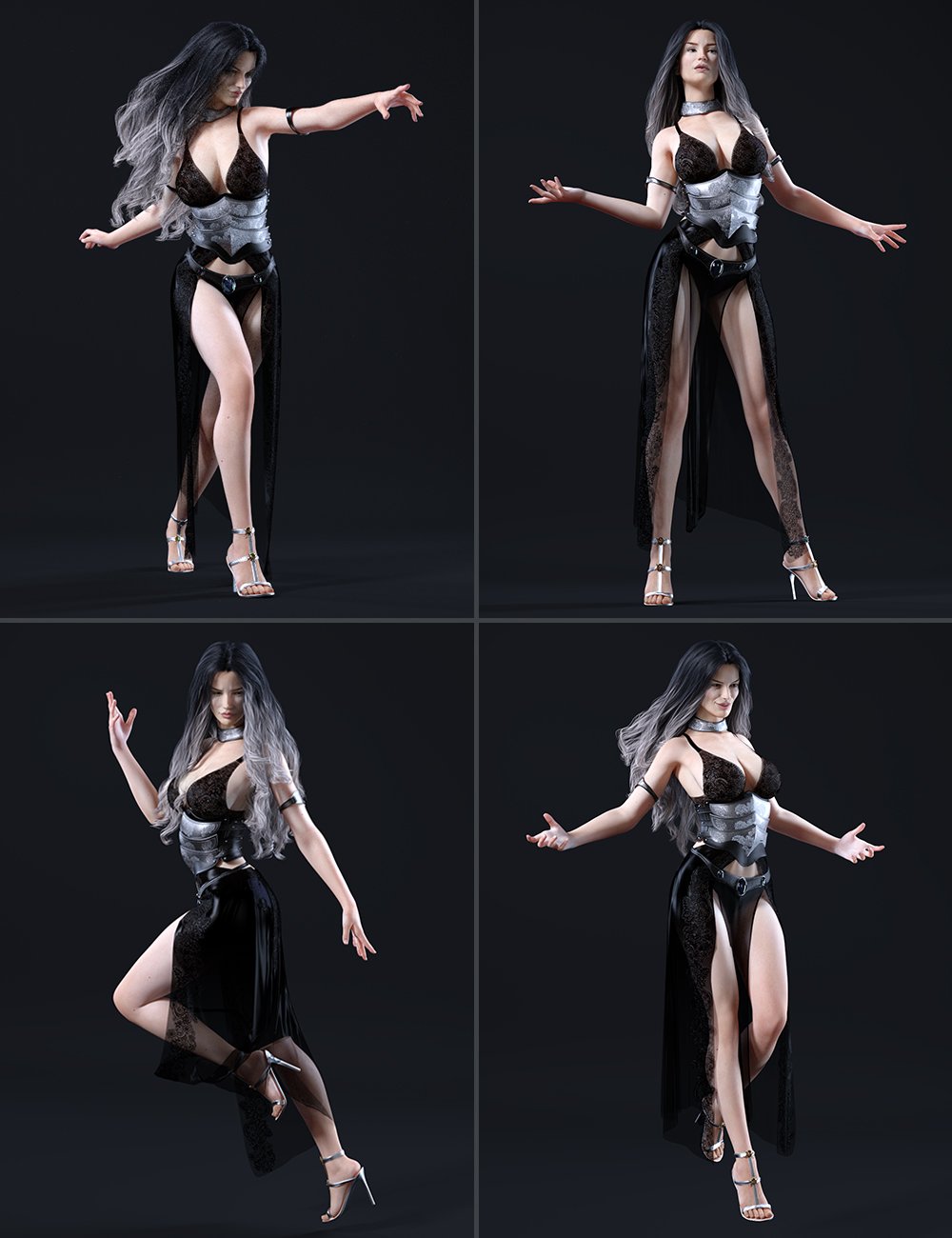 Wicked Sorceress Poses for Genesis 8 Female(s) by: Val3dart3D Sugar, 3D Models by Daz 3D