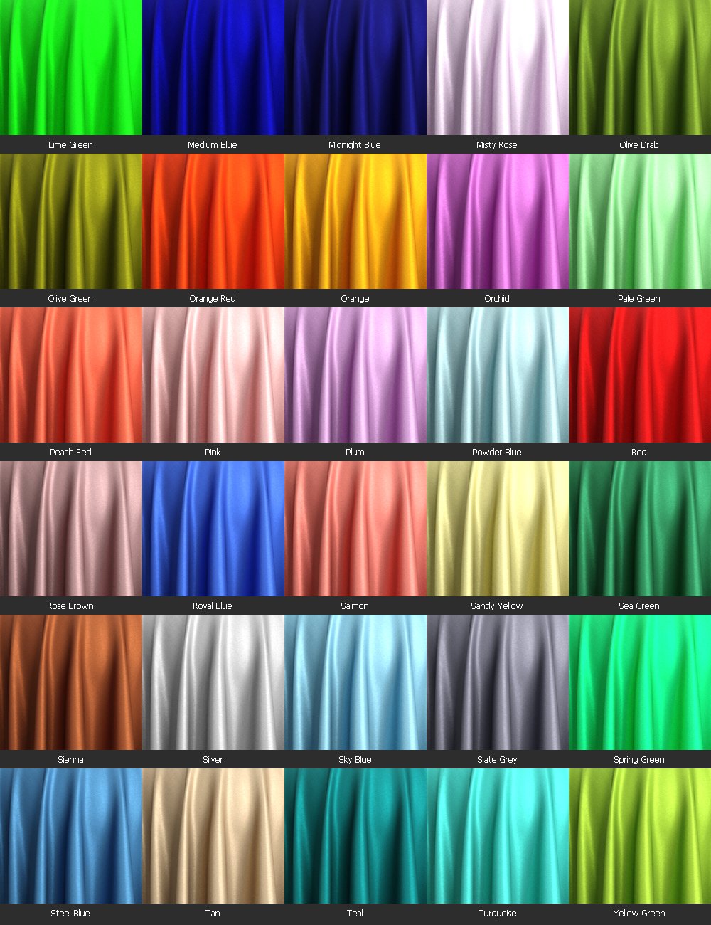 MMX Silk Shaders for Iray MMX Silk Shaders for Iray by: Mattymanx, 3D Models by Daz 3D