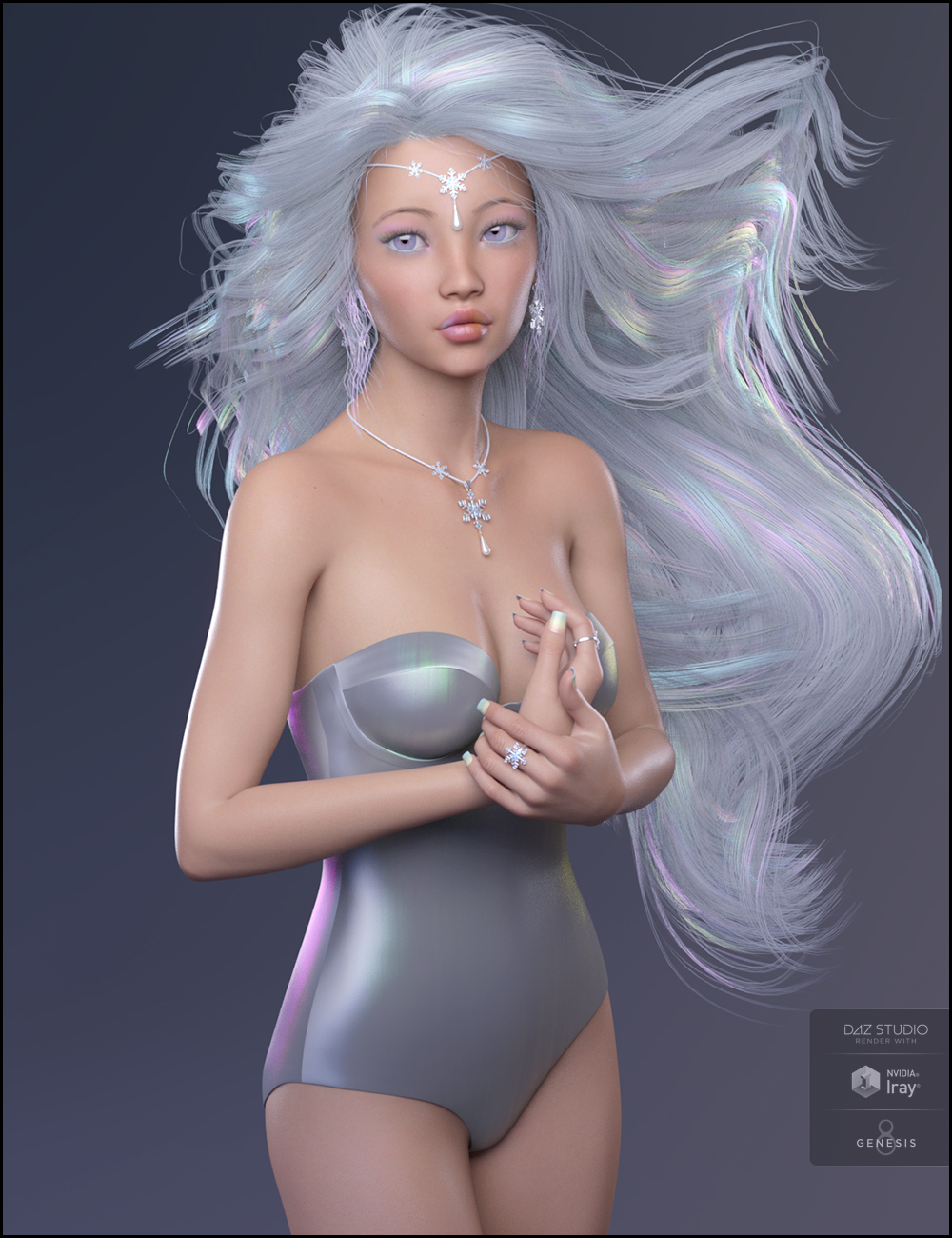 Frostine for Tika 8 by: DemonicaEviliusJessaii, 3D Models by Daz 3D