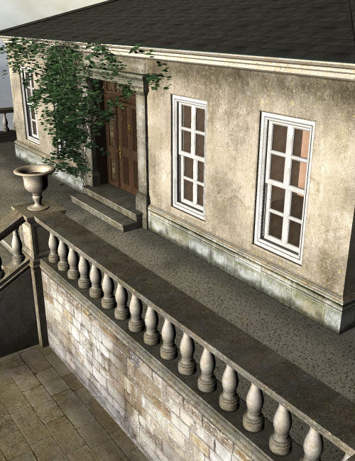 Regency Cottage by: , 3D Models by Daz 3D