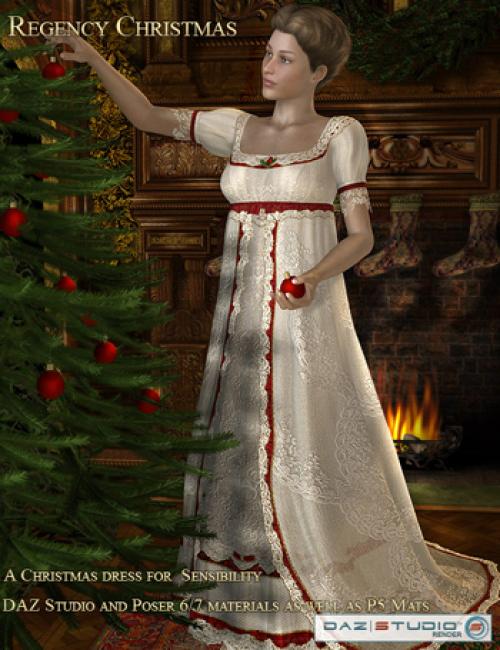 Regency Christmas by: LaurieS, 3D Models by Daz 3D