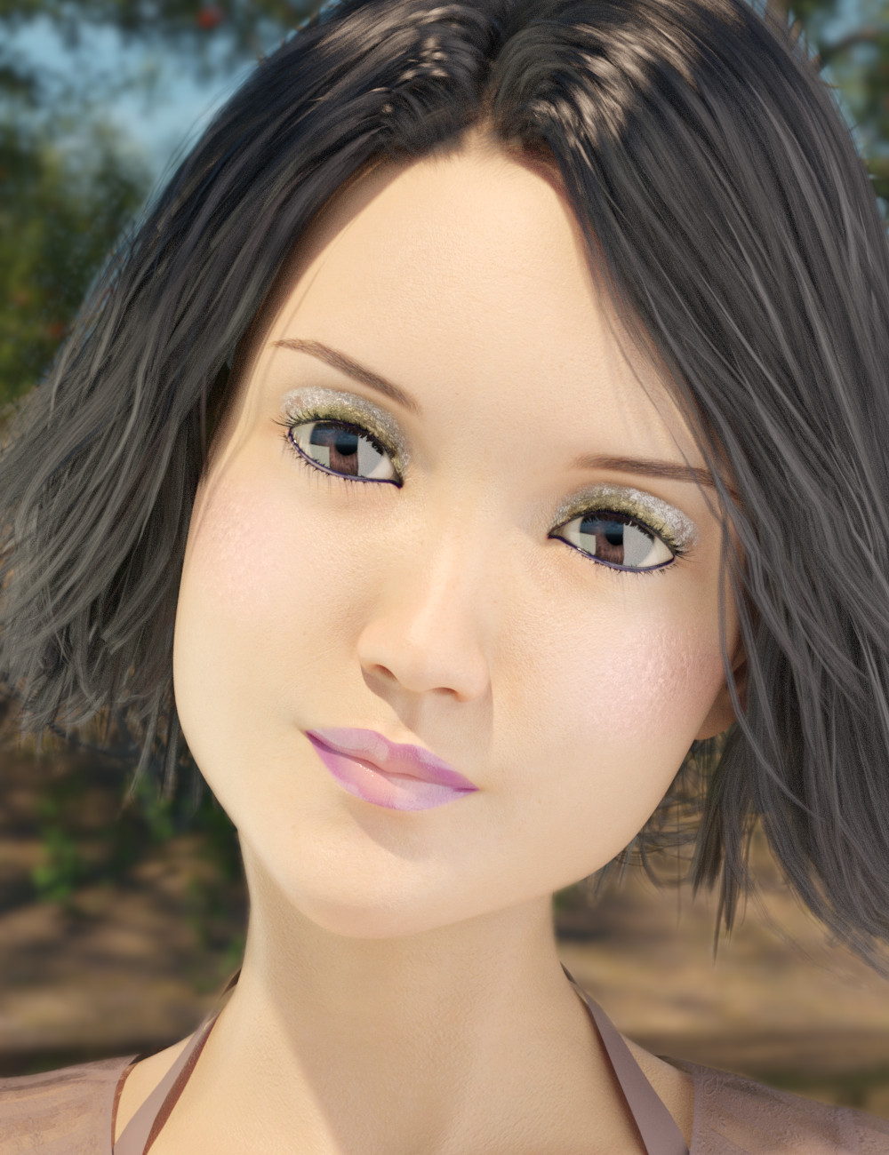FSL Ultimate Layered Shimmer Makeups by: FuselingSickleyield, 3D Models by Daz 3D