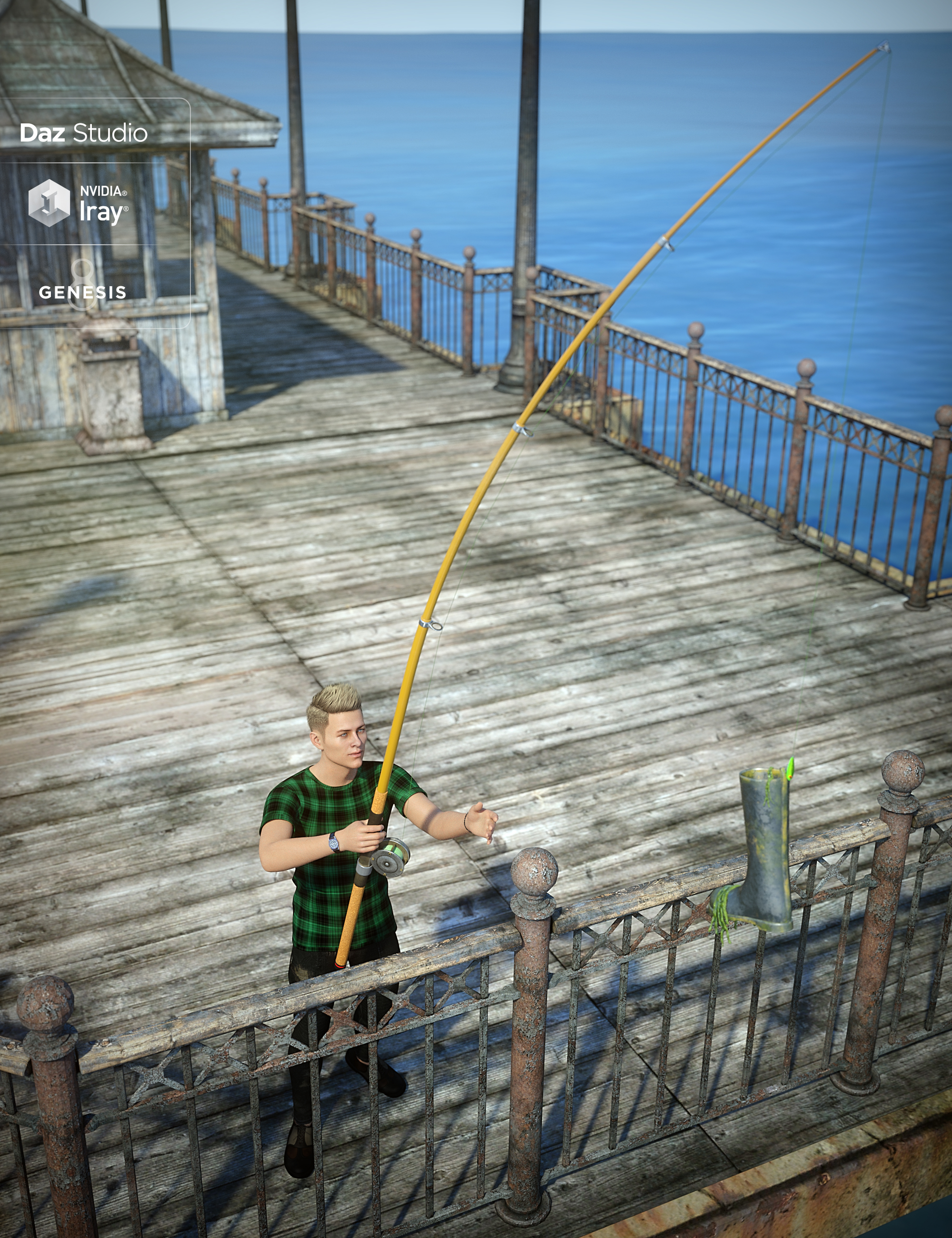 End of the Pier Poses for Genesis 8 Male End of the Pier Poses for Genesis 8 Male by: Predatron, 3D Models by Daz 3D