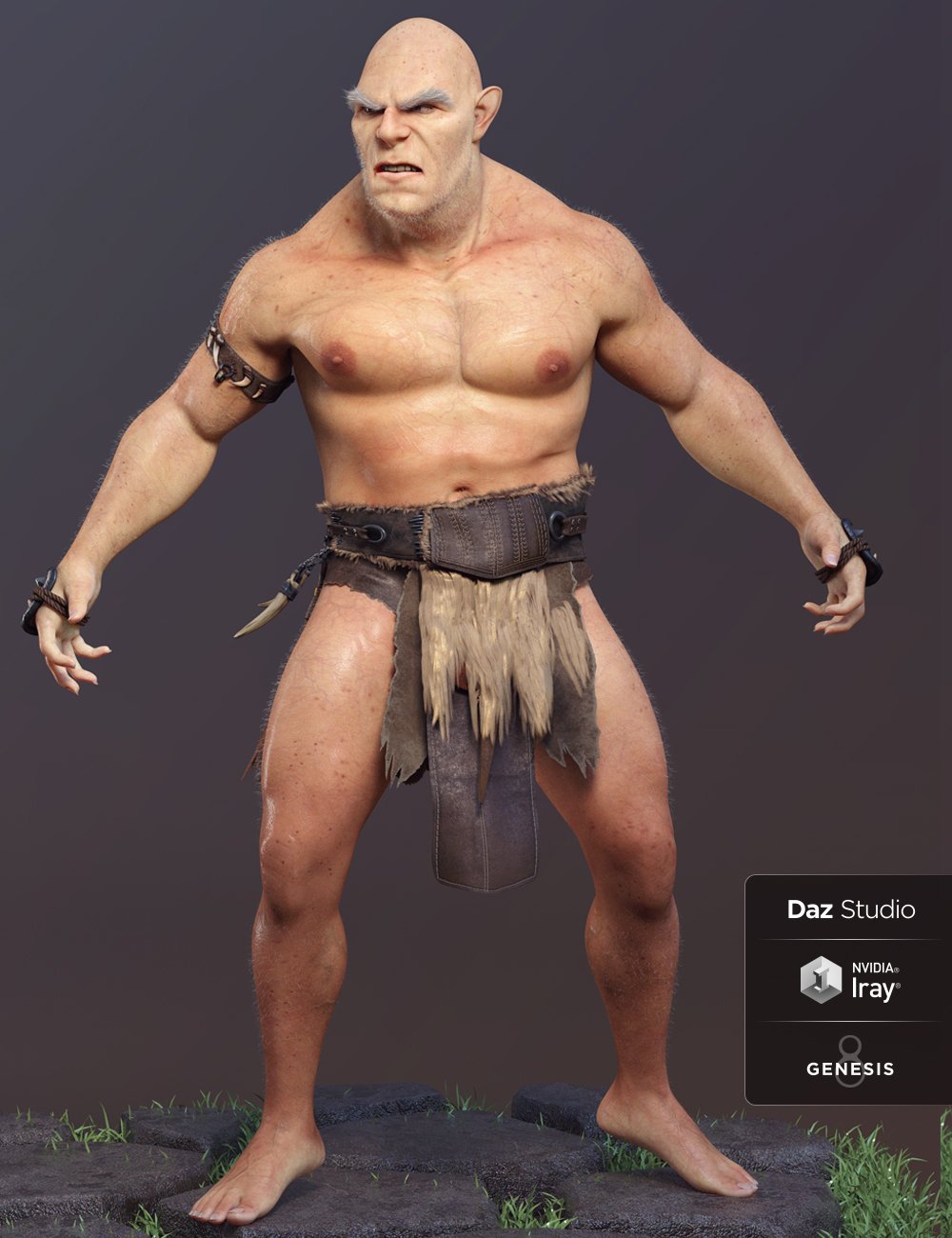 Ogrec for Genesis 8 Male Ogrec for Genesis 8 Male by: Spows, 3D Models by Daz 3D