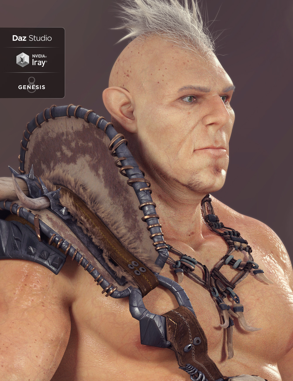 Ogrec for Genesis 8 Male by: Spows, 3D Models by Daz 3D