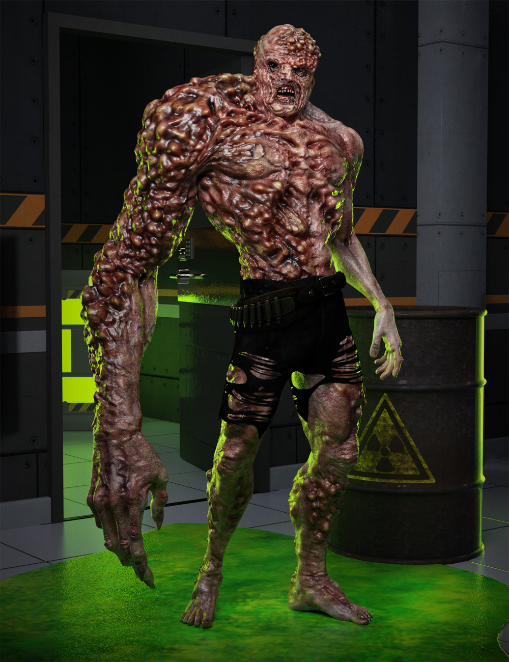 The Abomination HD for Genesis 8 Male by: Josh Crockett, 3D Models by Daz 3D