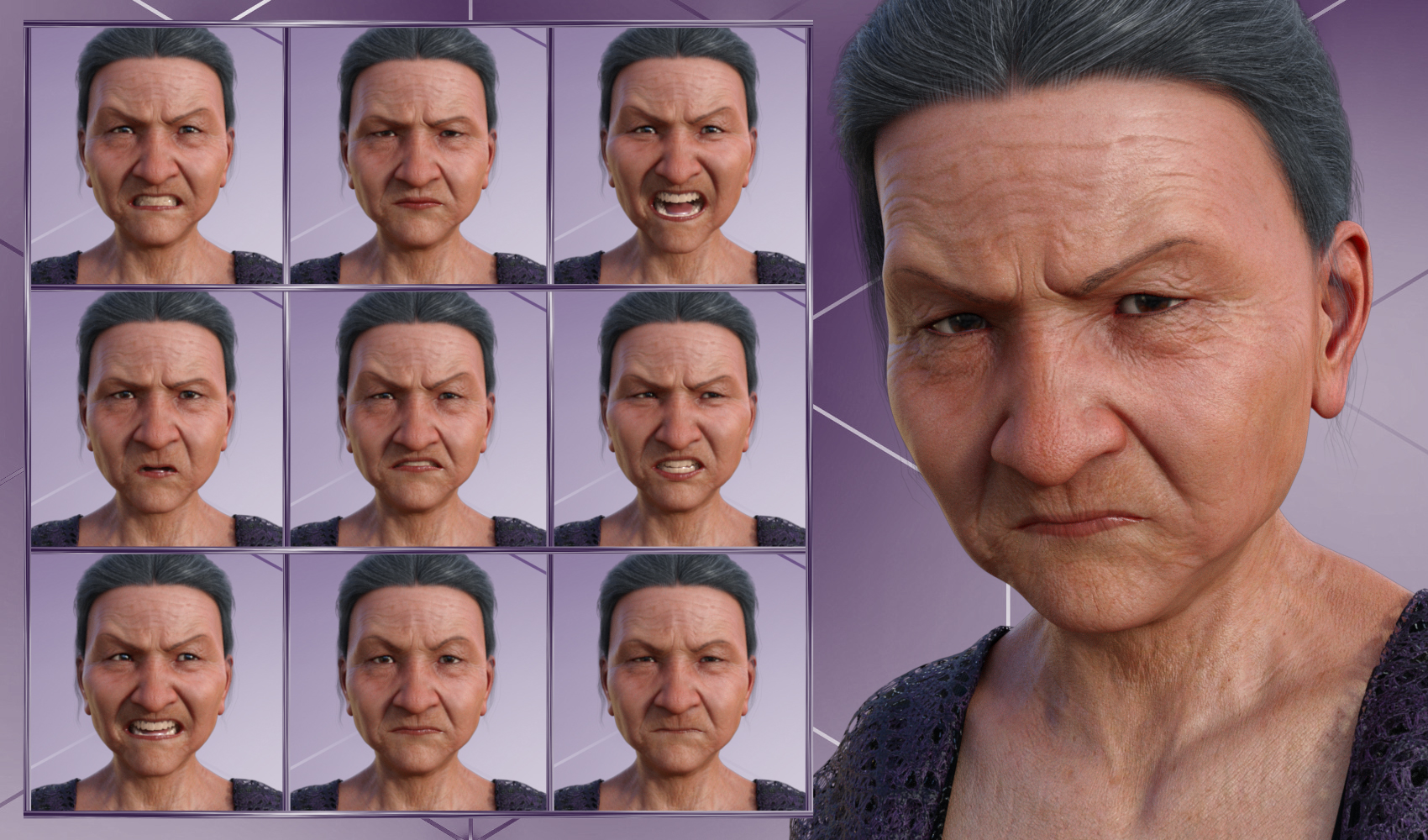 Wisdom - Expressions for Genesis 8 Female and Mrs Chow 8 Wisdom - Expressions for Genesis 8 Female and Mrs Chow 8 by: JWolf, 3D Models by Daz 3D