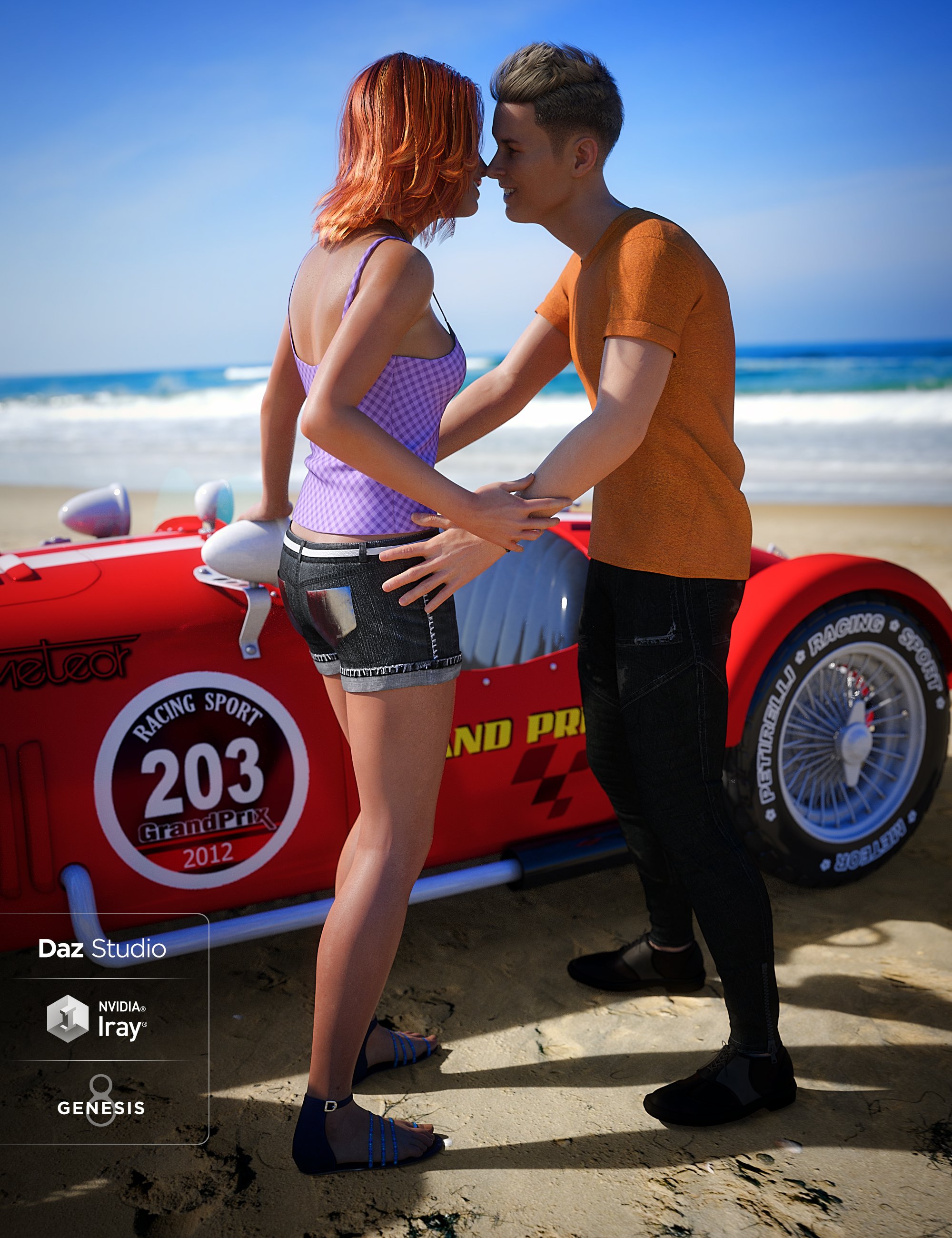 Sport Car Meteor Race Poses for Genesis 8 Sport Car Meteor Race Poses for Genesis 8 by: FeralFey, 3D Models by Daz 3D