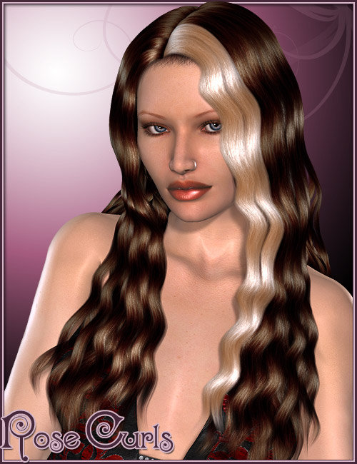 Rose Curls by: Valea, 3D Models by Daz 3D