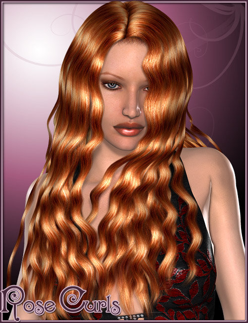 Rose Curls by: Valea, 3D Models by Daz 3D