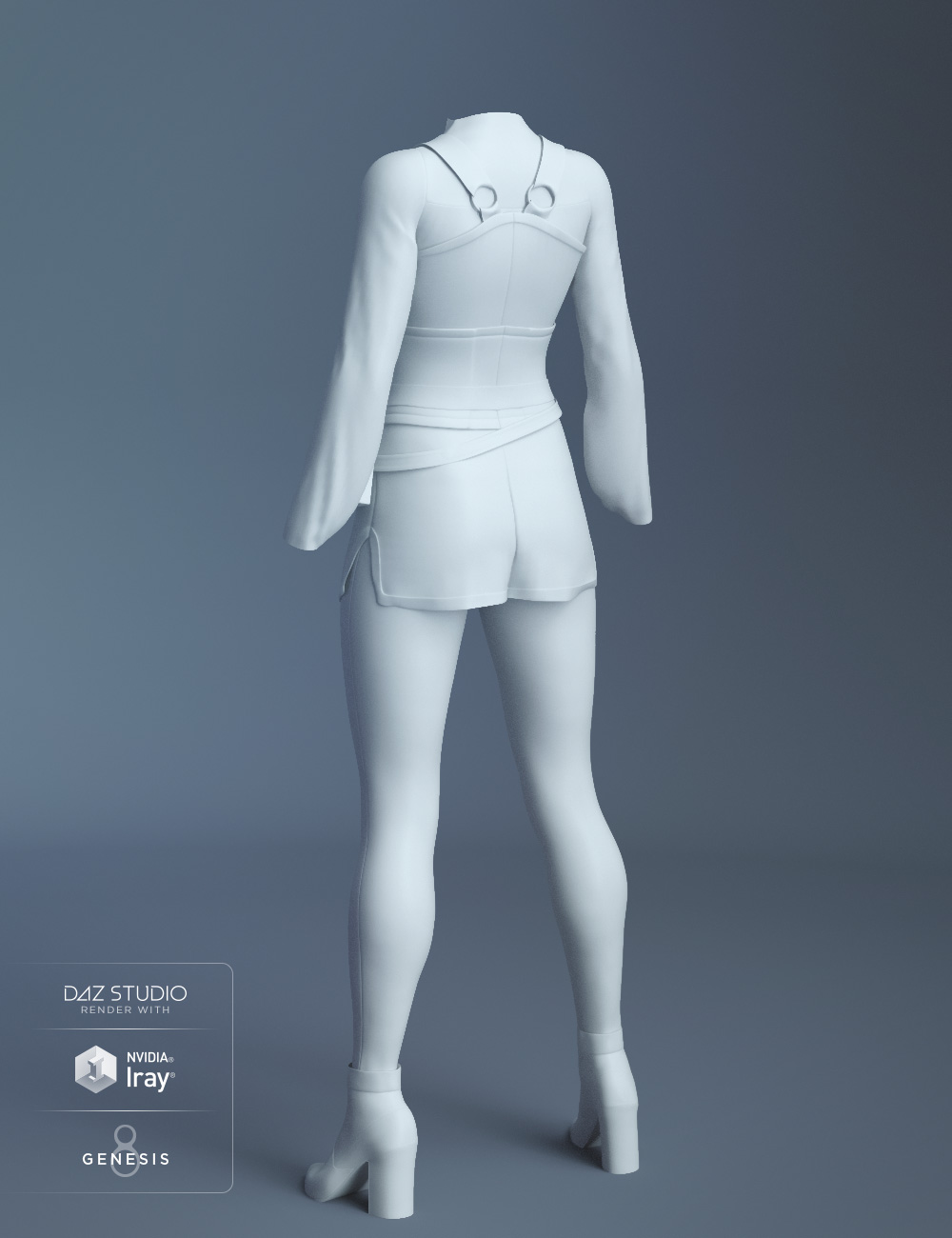 dForce Dragon Sitter Outfit for Genesis 8 Female(s) by: Barbara BrundonMoonscape GraphicsSadeUmblefugly, 3D Models by Daz 3D