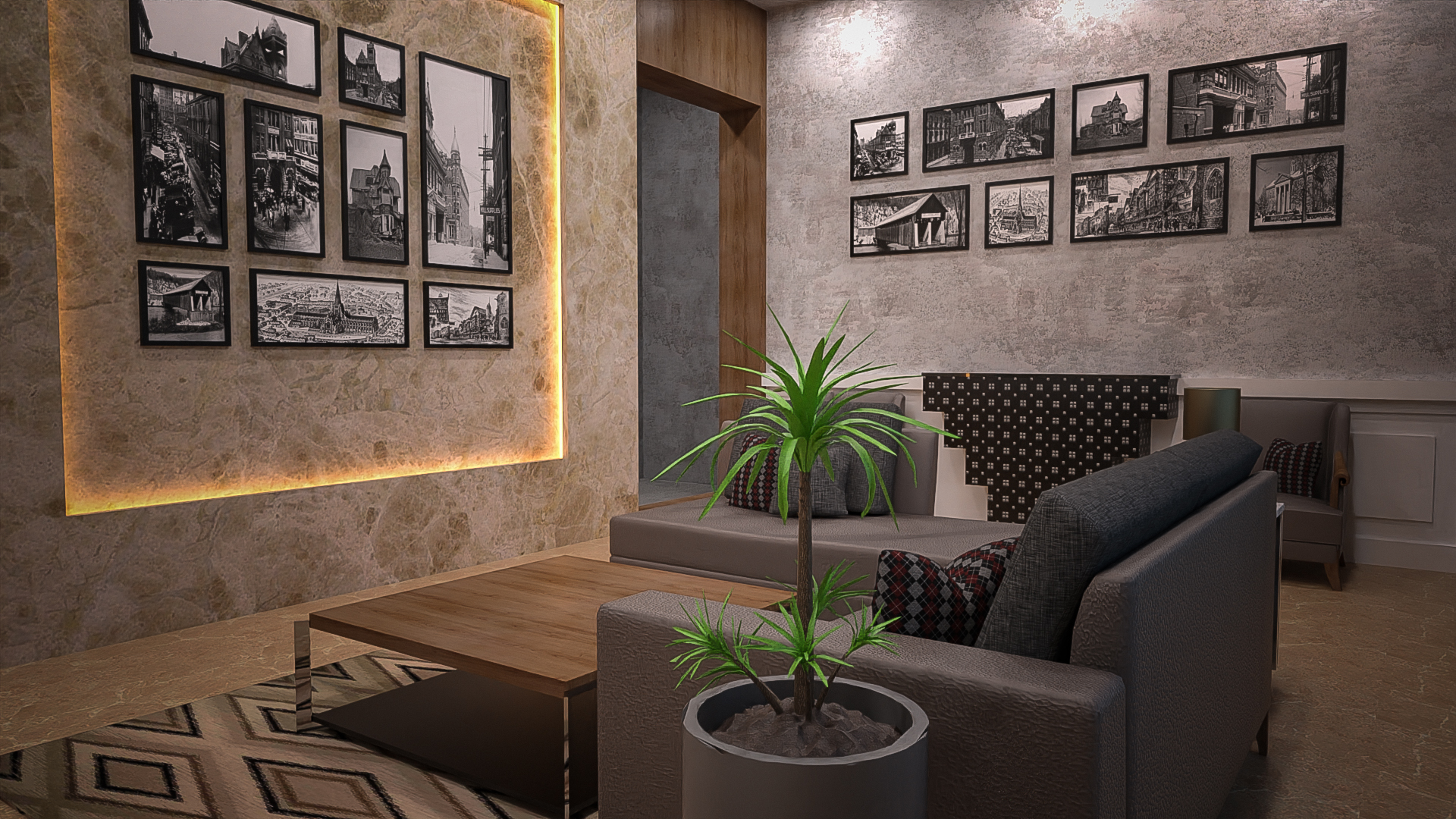 Neat Living Room by: Tesla3dCorp, 3D Models by Daz 3D
