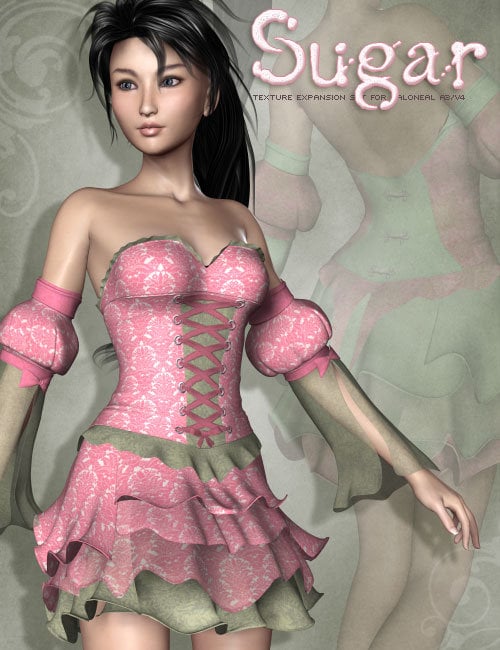 Sugar: Texture Expansion for Galoneal V4/A3 by: Diane, 3D Models by Daz 3D