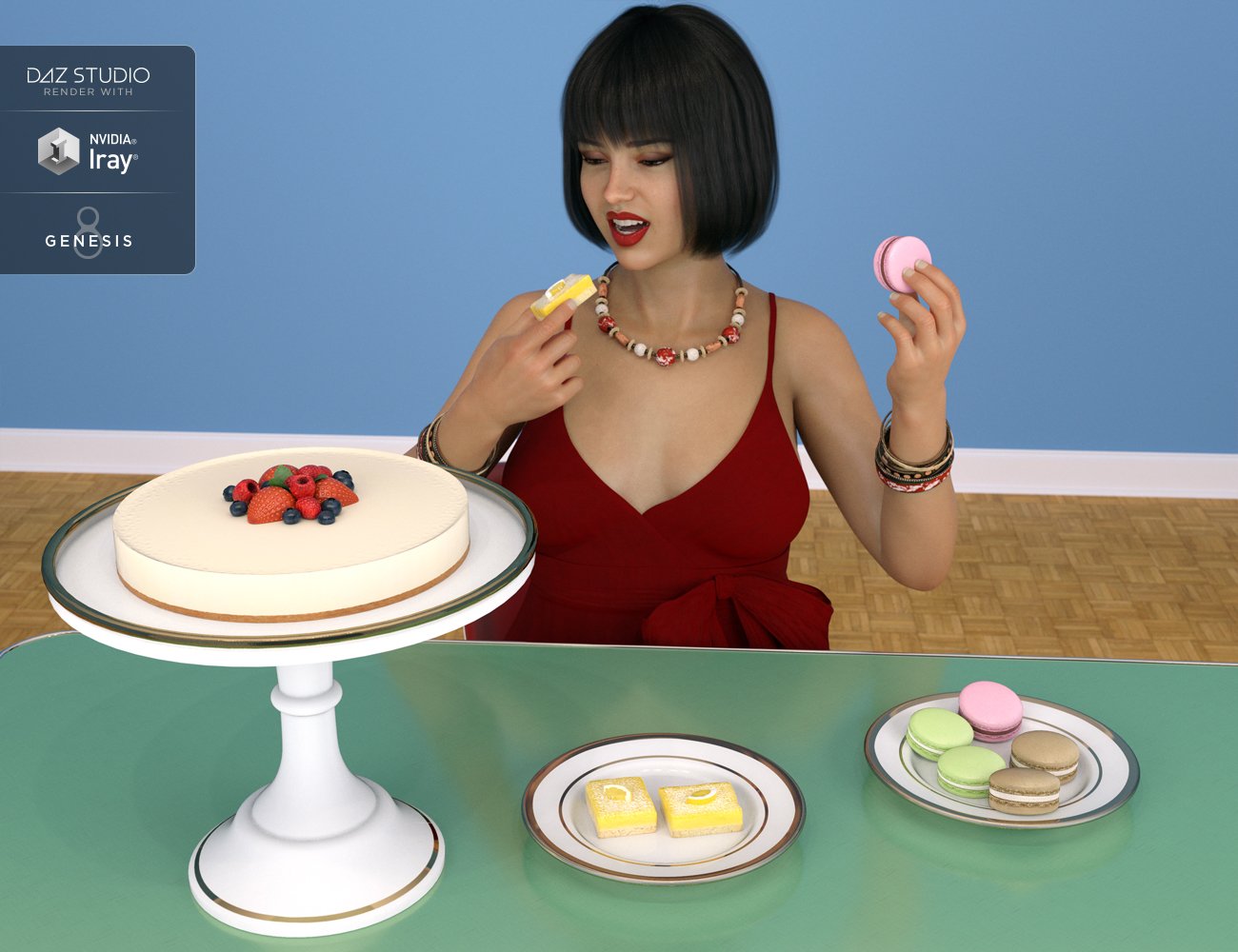 Baked Desserts by: Rascal3D, 3D Models by Daz 3D