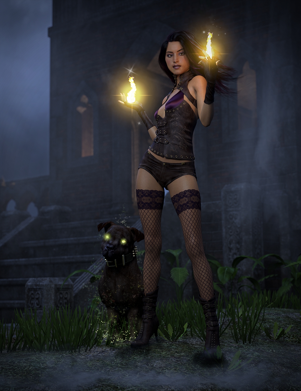 Yennefer of Vengerberg HD for Genesis 8 Female