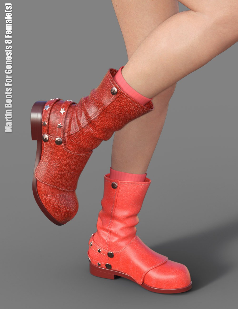 Martin Boots For Genesis 8 Female(s) by: dx30, 3D Models by Daz 3D
