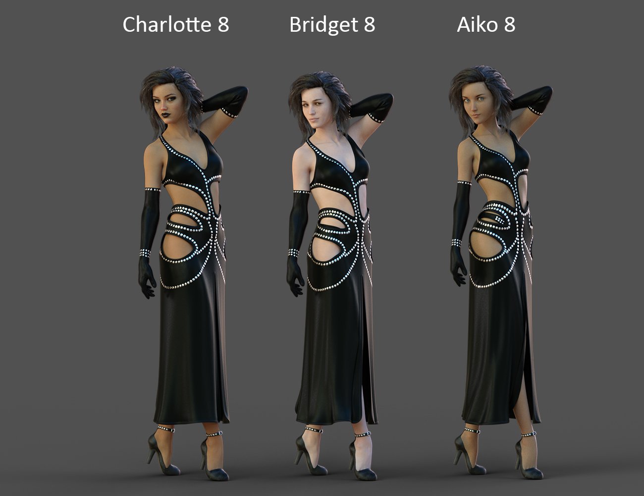 dForce Starlet Dress for Genesis 8 Female(s) dForce Starlet Dress for Genesis 8 Female(s) by: GolaM, 3D Models by Daz 3D