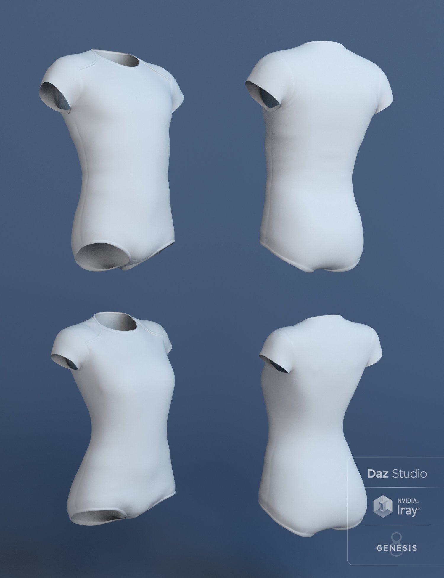 dForce Onesie for Genesis 8 by: Anna BenjaminNikisatez, 3D Models by Daz 3D