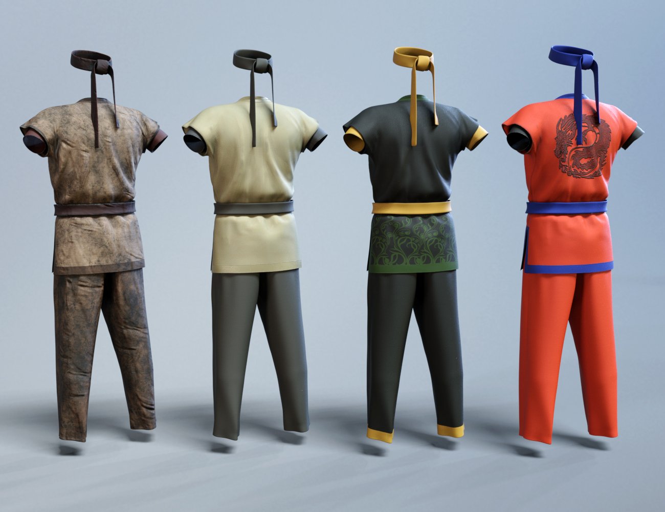dForce Showdown Outfit Textures by: Moonscape GraphicsSade, 3D Models by Daz 3D