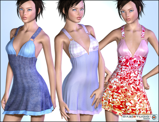 Didi Dress V4 Didi Dress V4 by: 4blueyes, 3D Models by Daz 3D